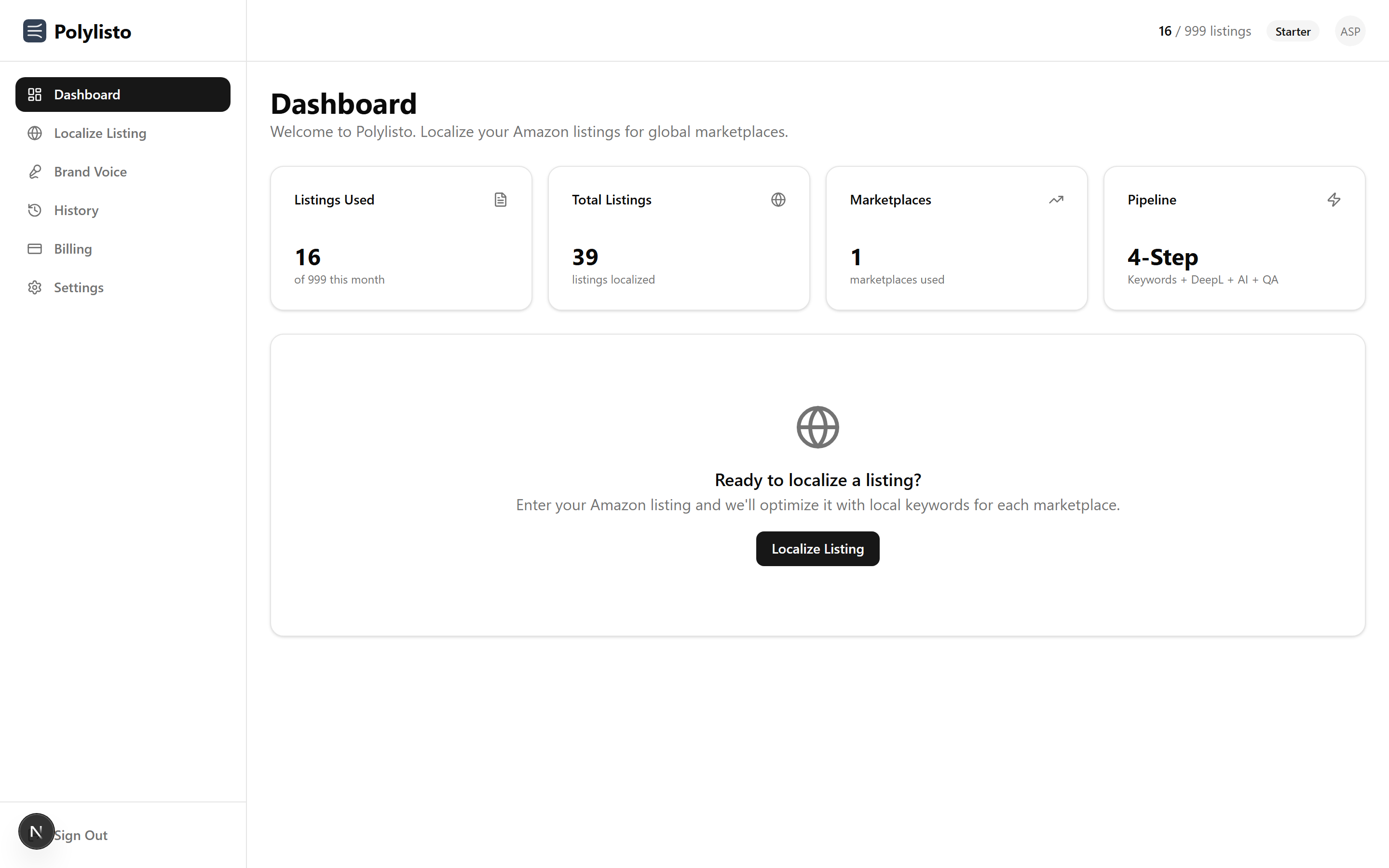 Polylisto - Screenshot 2 showing product features and functionality