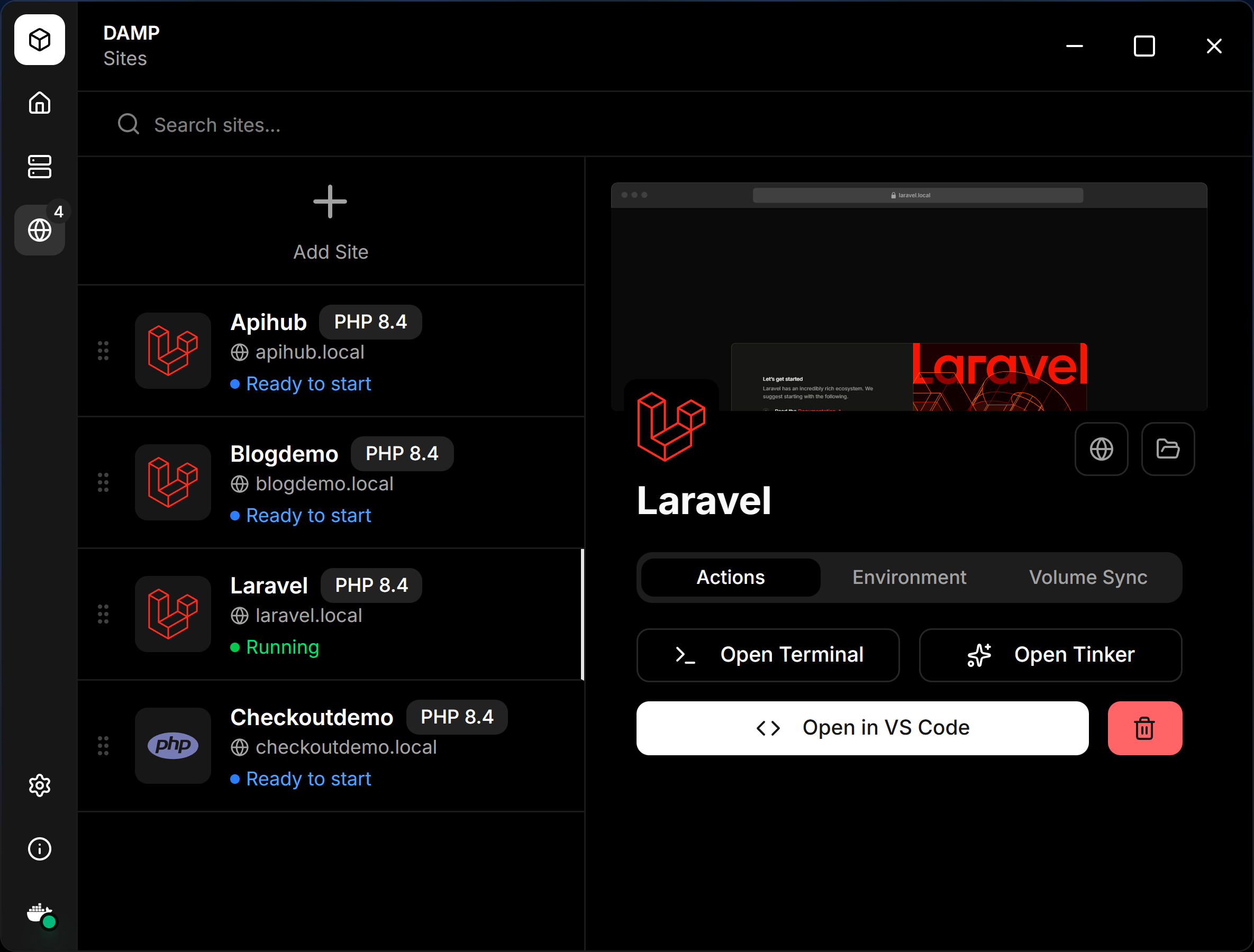 DAMP - Screenshot 3 showing product features and functionality