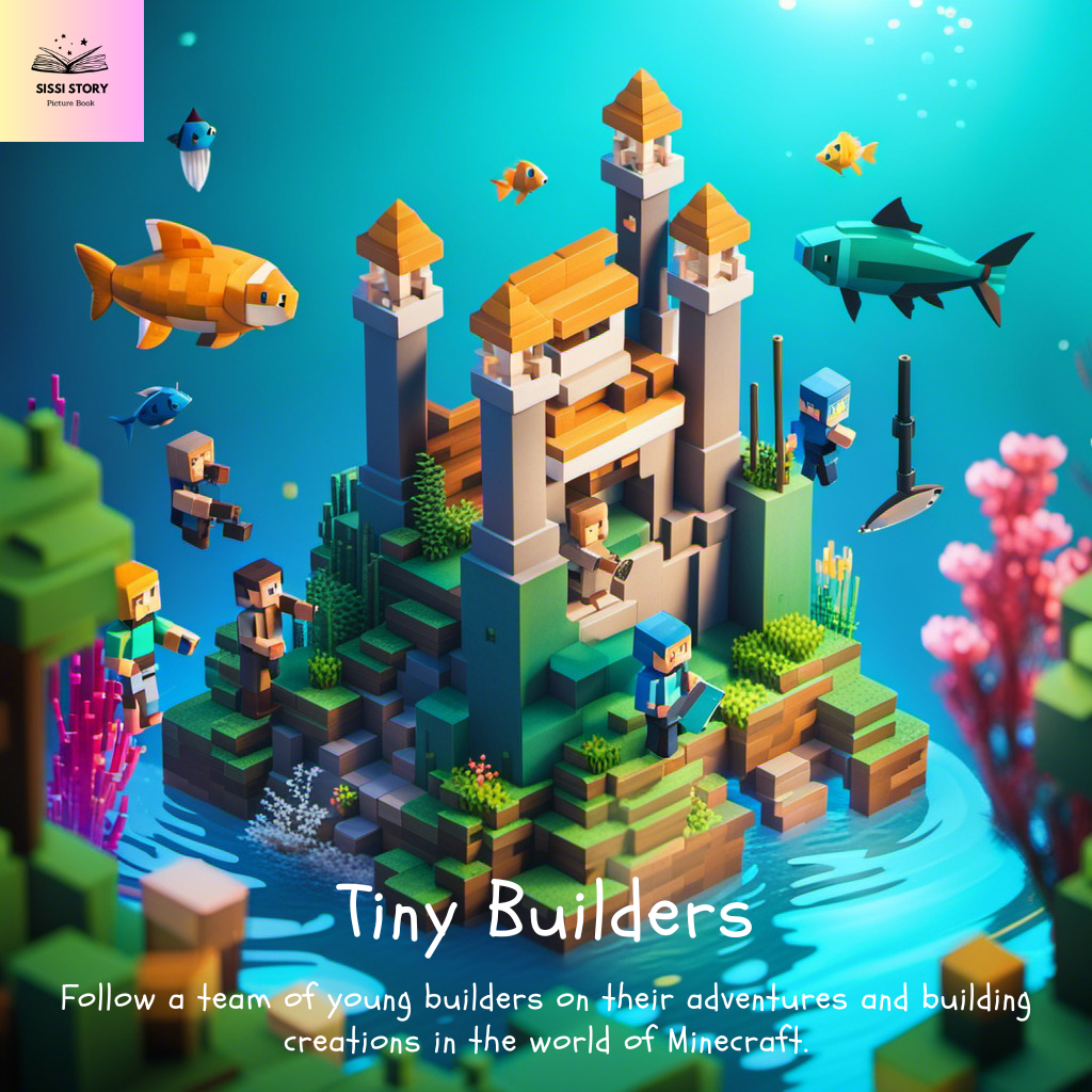 Tiny Builders,picture Story Book for Kid