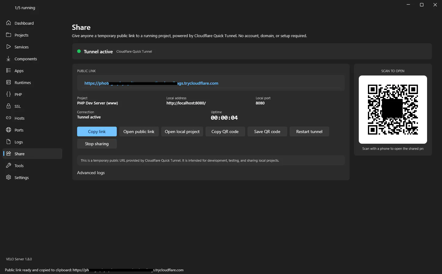 VELO Server gallery image