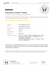 Warrant gallery image