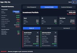 Financial Life Simulator gallery image