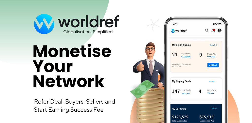 WorldRef - Монетизировать свою профессиональную сеть медиа 1