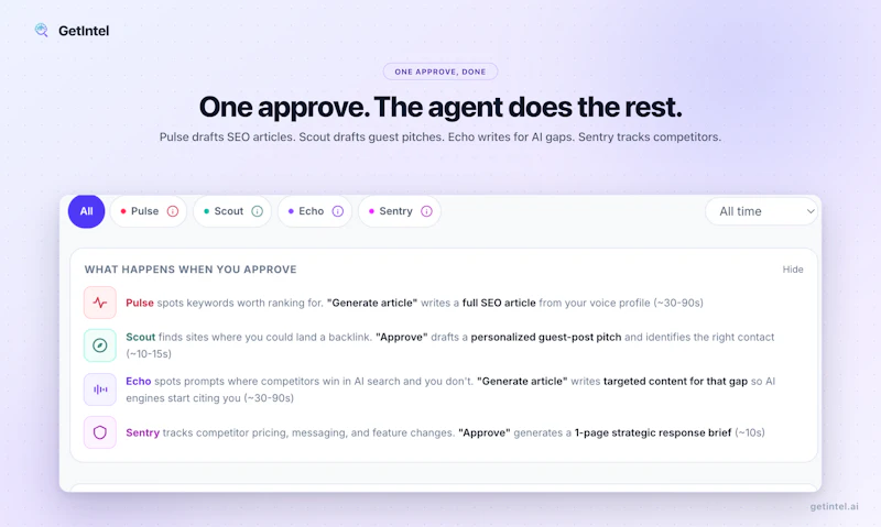 GetIntel - AI Visibility Tool screenshot 5