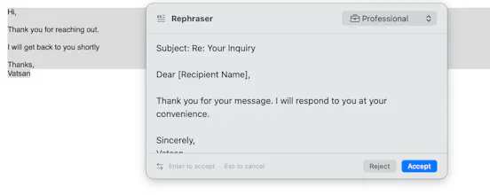 Rephraser gallery image