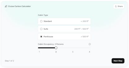 CO2 Calculator for Cruises gallery image