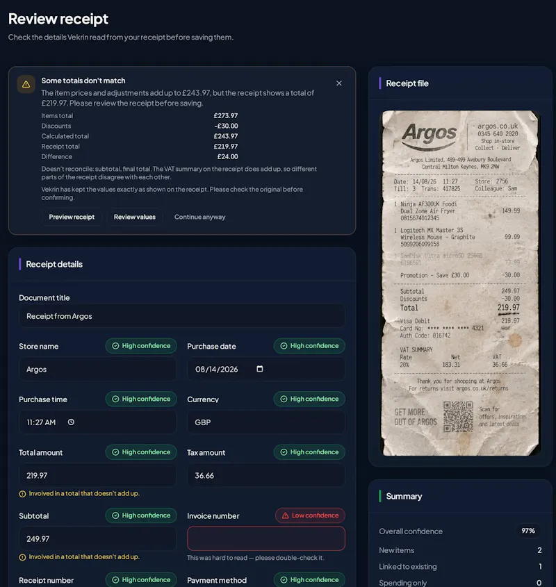 Vekrin screenshot 2