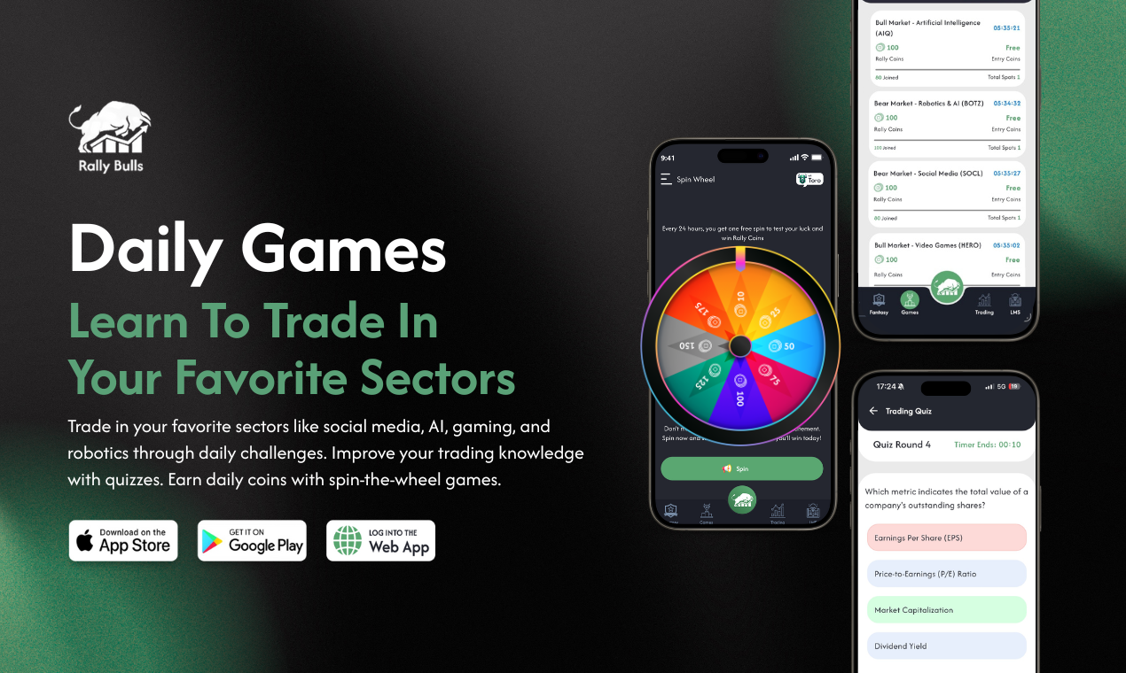 Rally Bulls - Screenshot 4 showing product features and functionality