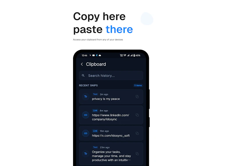 IDoSync screenshot 3