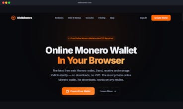 WebMonero gallery image