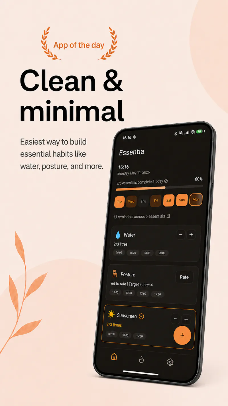 Essentia: Daily Habit Tracker screenshot 2