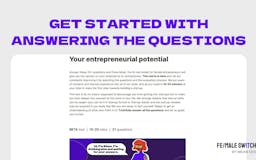 Entrepreneurial potential test for women media 2