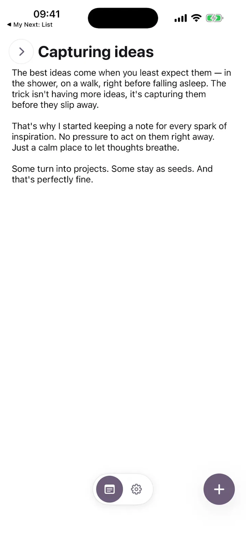 My Next screenshot 4
