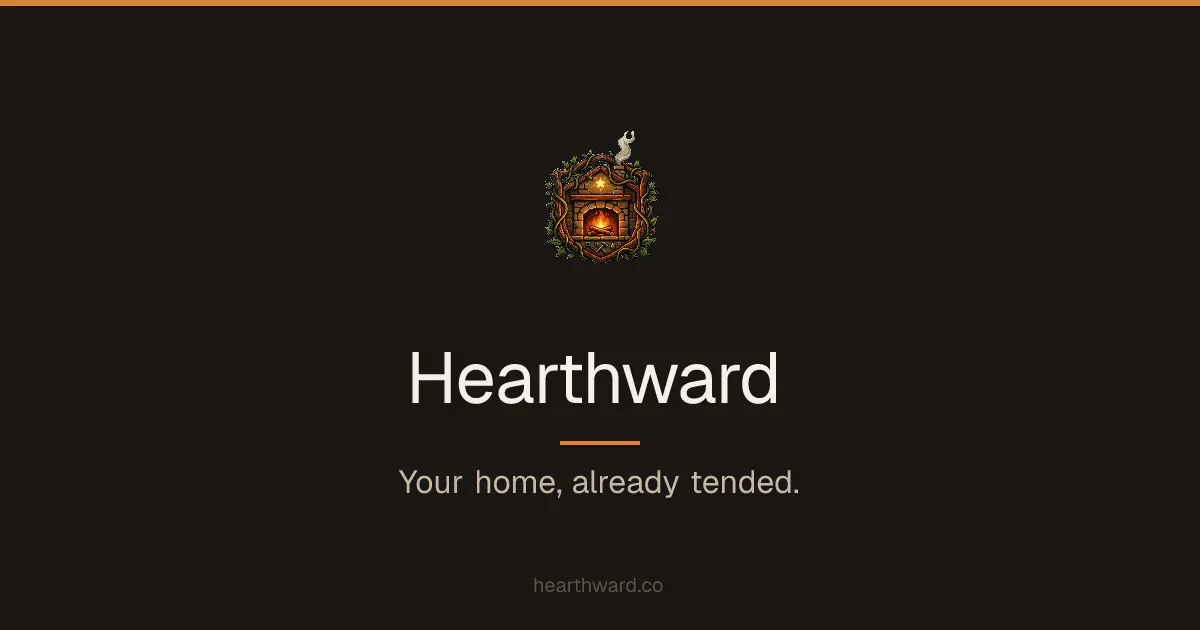 Hearthward 제품 배너