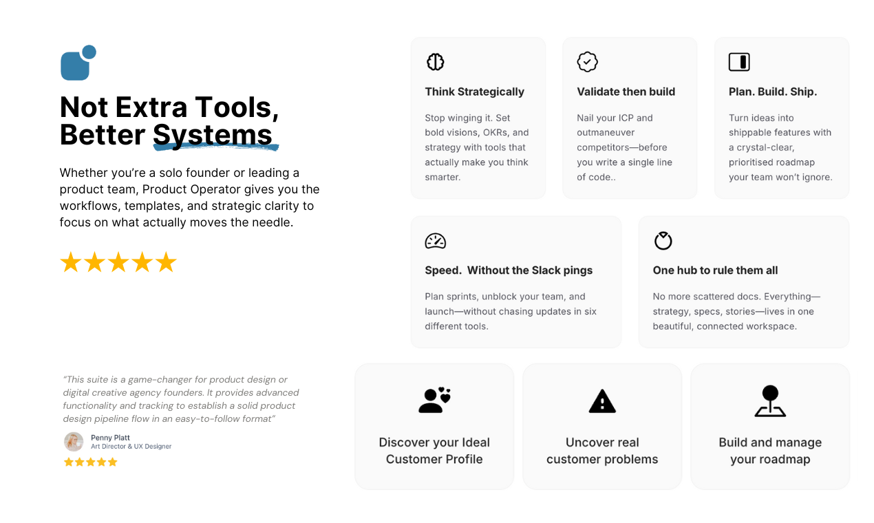 Product Operator - The Last Product Management System You’ll Ever Need media 6