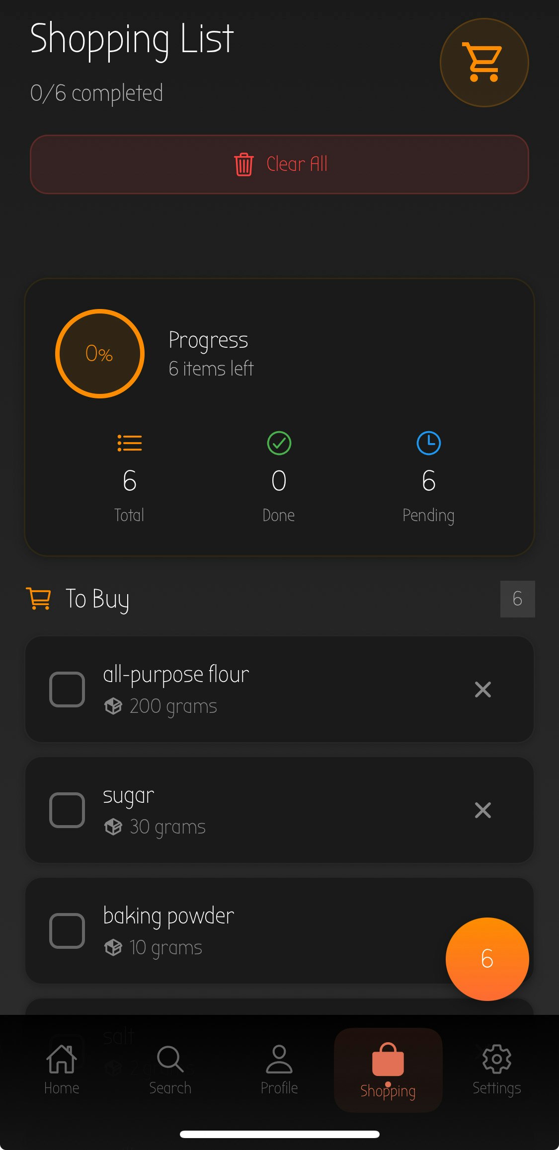 SmartChefApp - Screenshot 3 showing product features and functionality