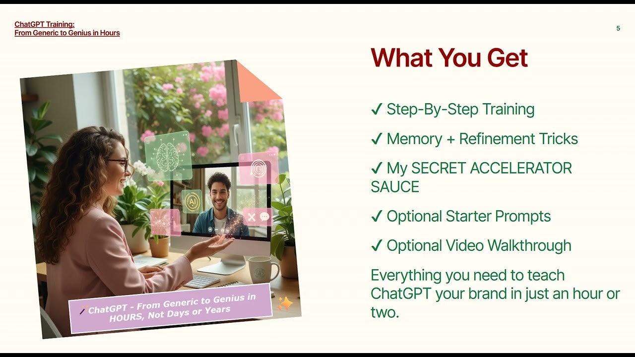 ChatGPT Training: From Generic to Genius gallery image