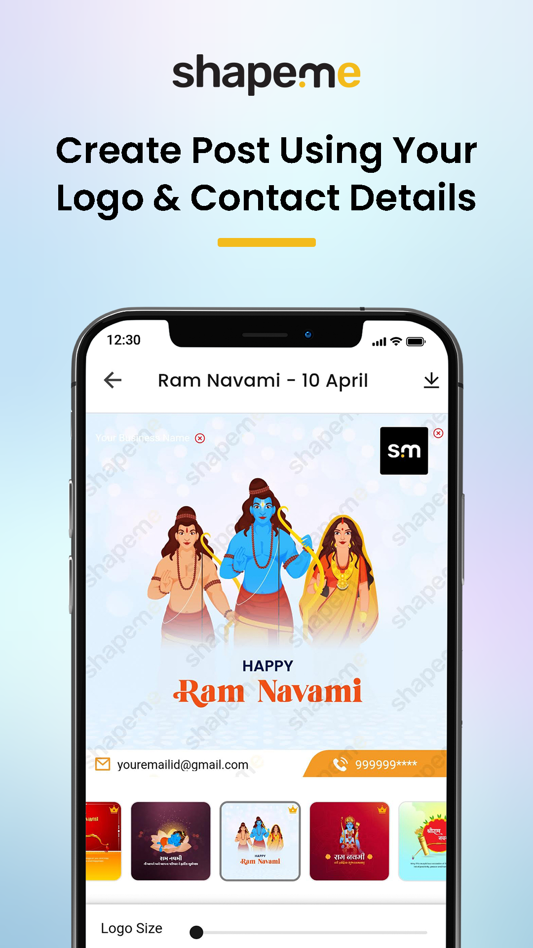 Shapeme - Festival Post Maker gallery image