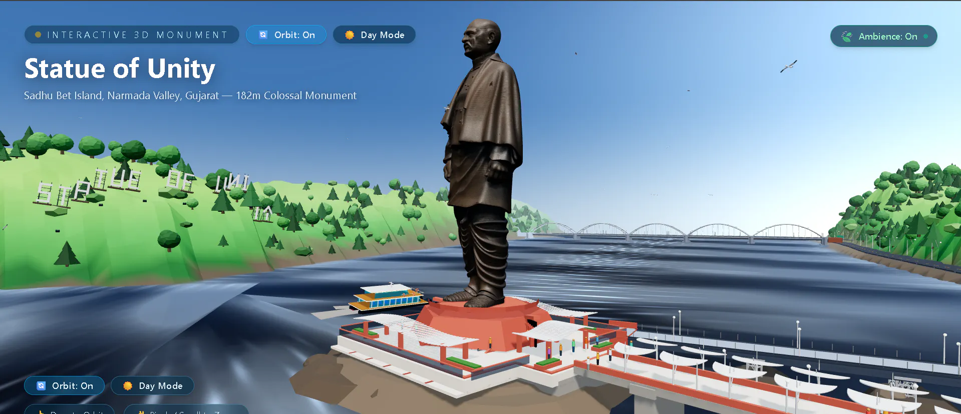 Statue of Unity 3D gallery image
