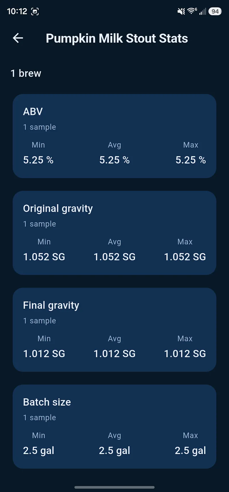 BrewNote screenshot 4