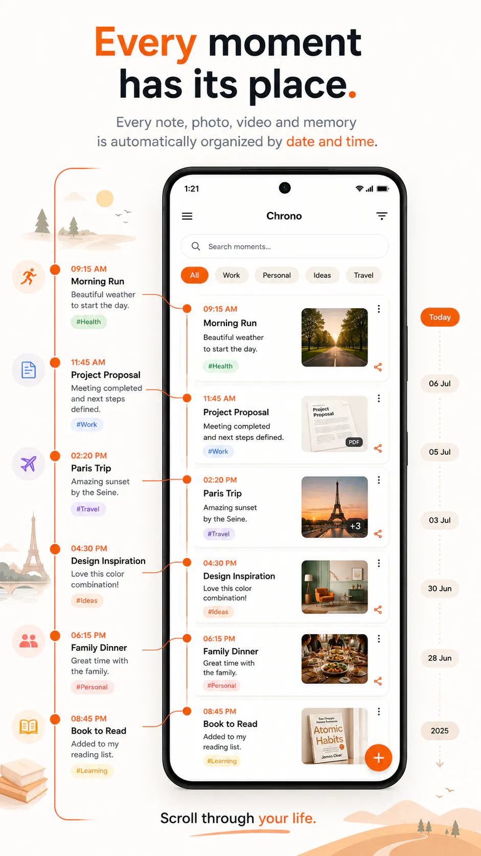 Chrono – Your Personal Life Timeline gallery image