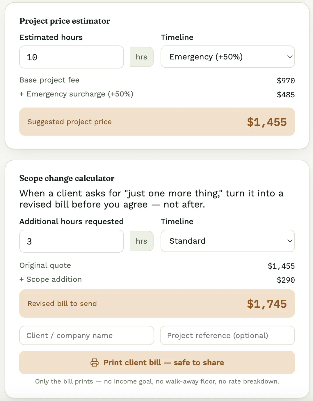 Rate Ledger gallery image