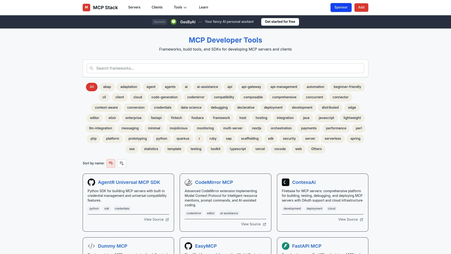 MCP Stack - Кураторский каталог ресурсов MCP для разработчиков медиа 4