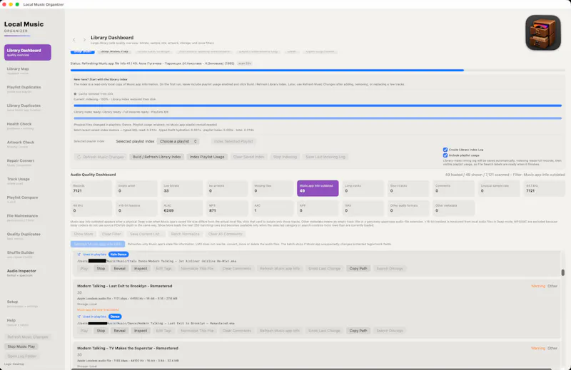 Local Music Organizer for Mac screenshot 4