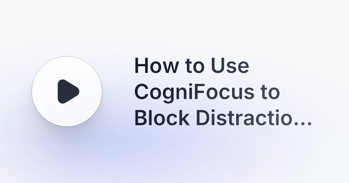 CogniFocus gallery image