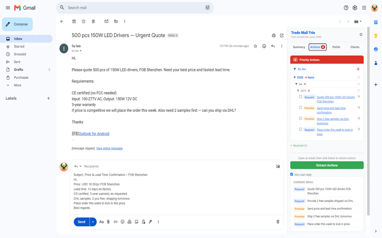 Trade Mail Trio screenshot 3