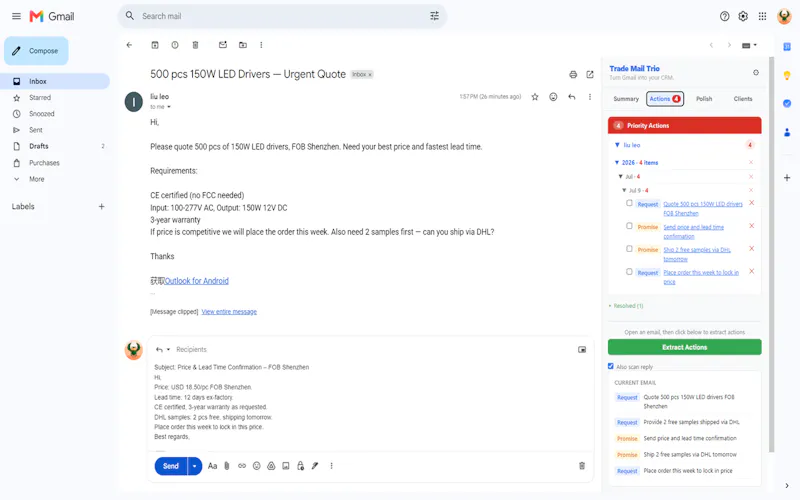 Trade Mail Trio screenshot 3