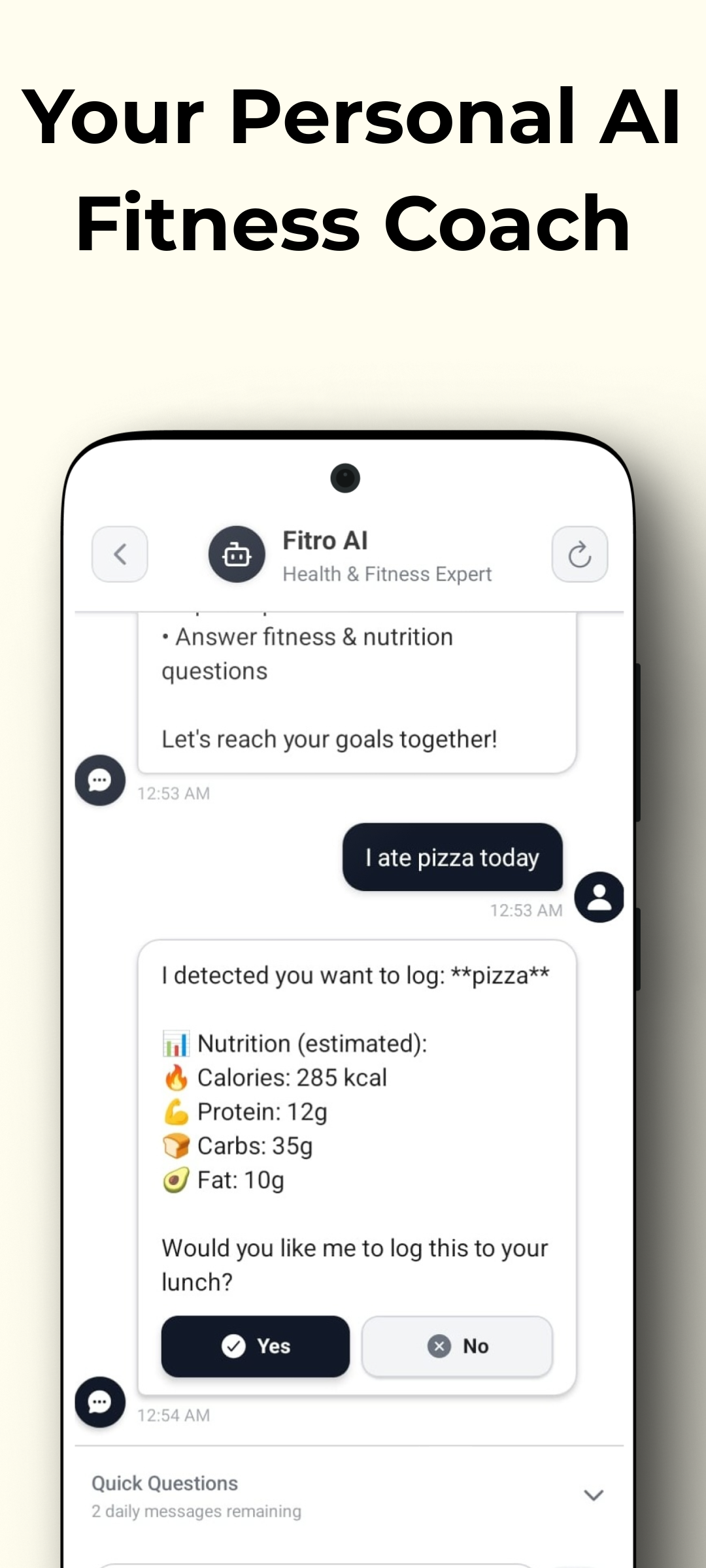 Fitro - Screenshot 4 showing product features and functionality