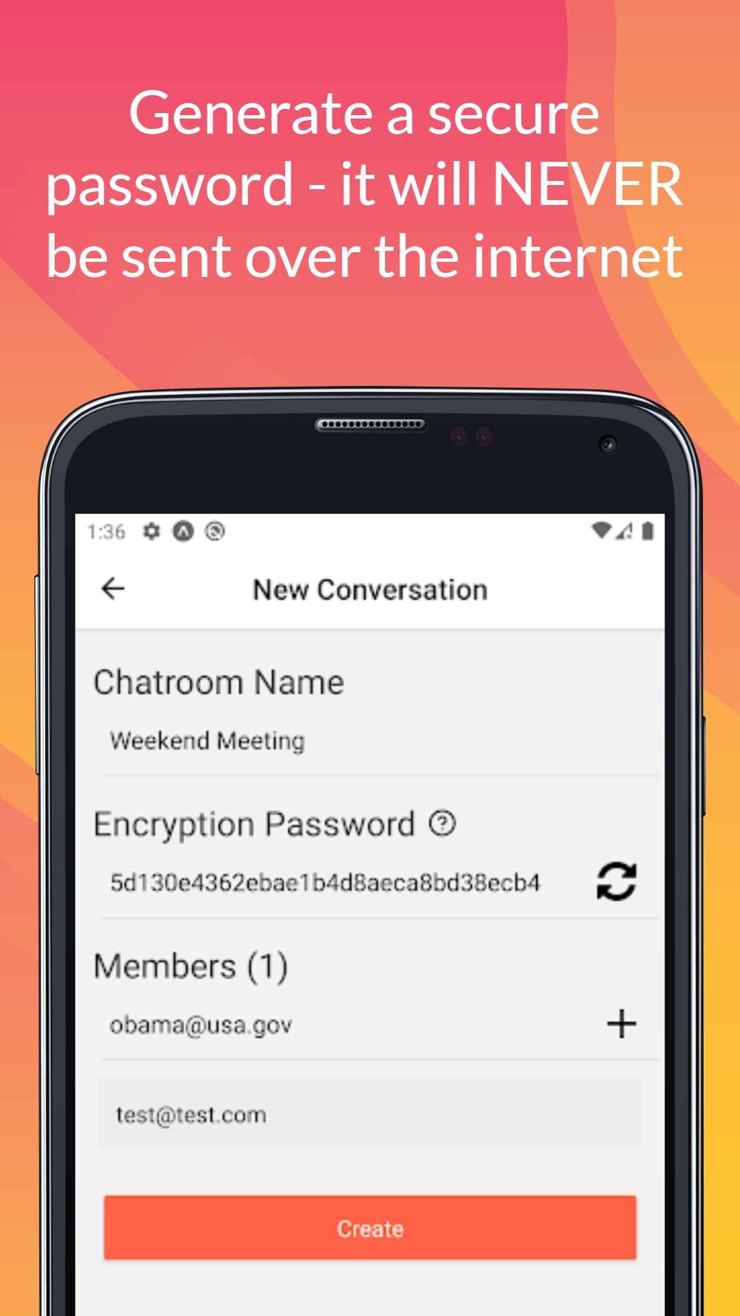 Encryptochat gallery image
