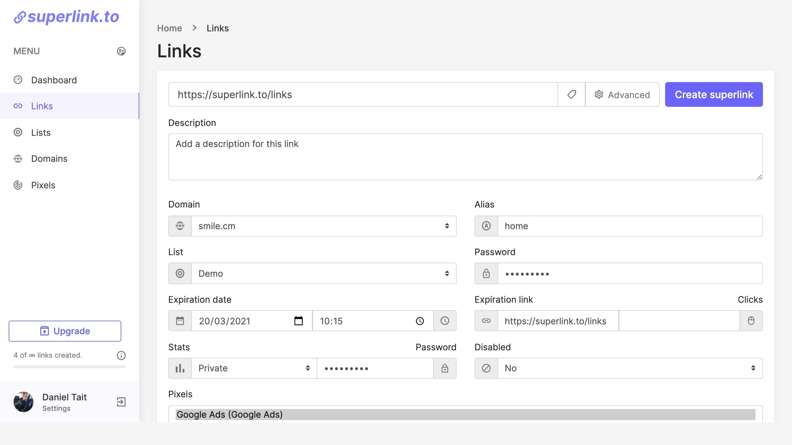 Superlink.to gallery image