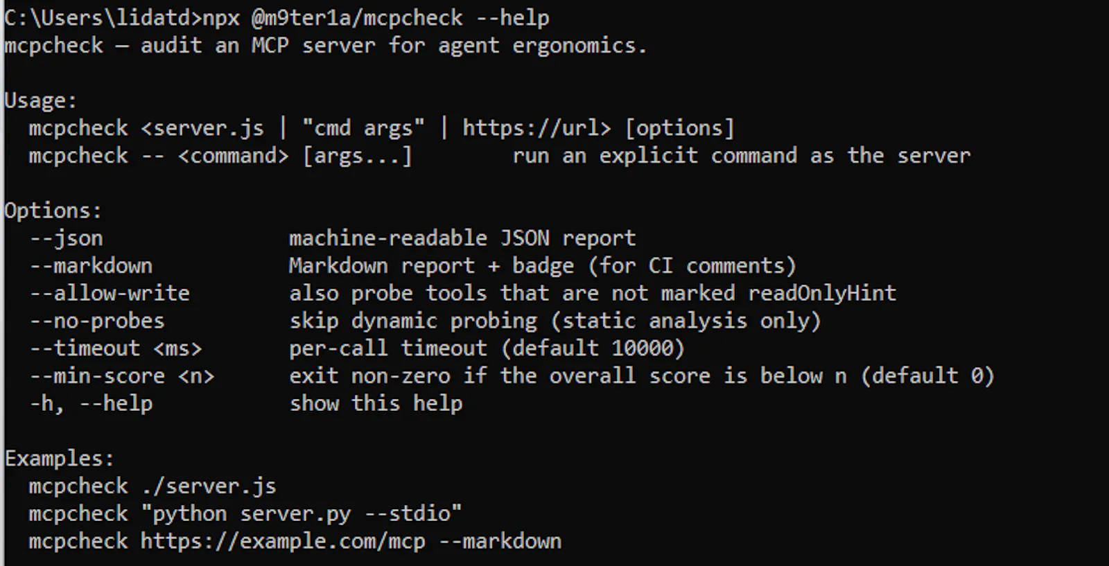mcp-checker screenshot 3