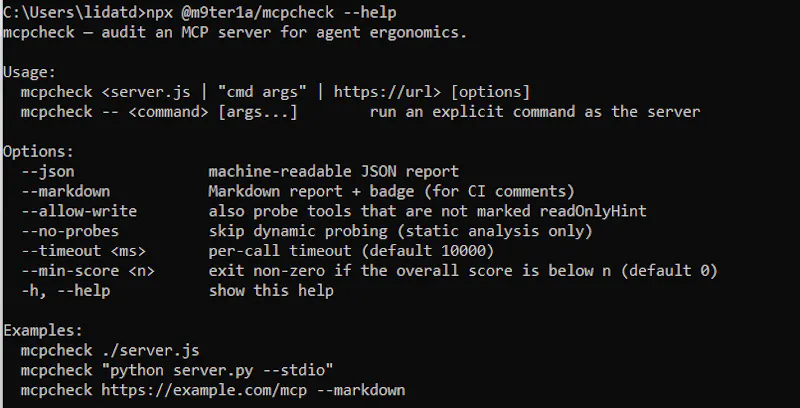 mcp-checker screenshot 3