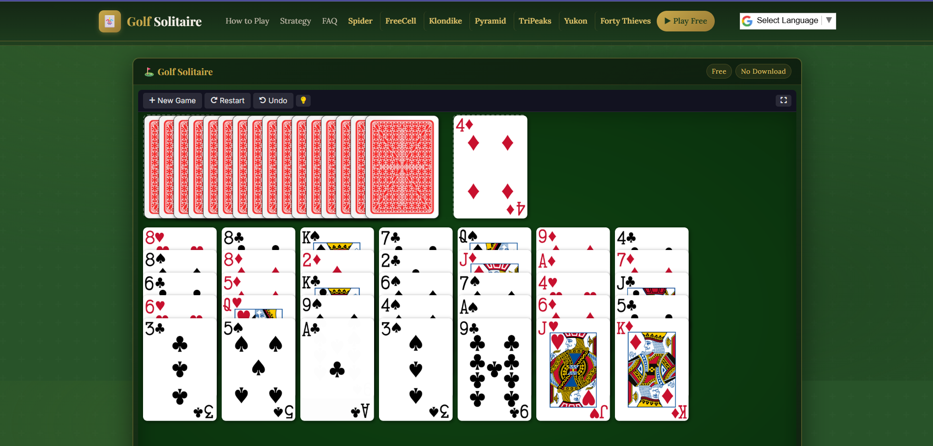 Golf Solitaire gallery image