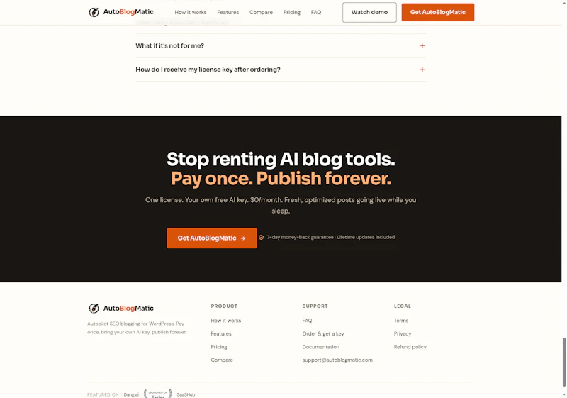 AutoBlogMatic screenshot 2