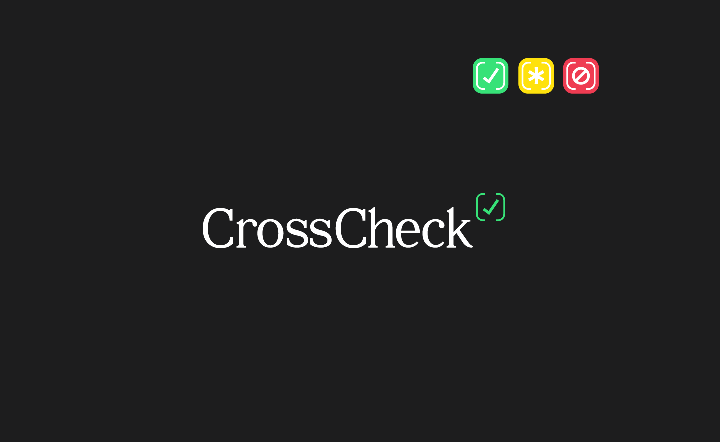 CrossCheck gallery image