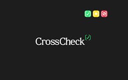 CrossCheck media 2