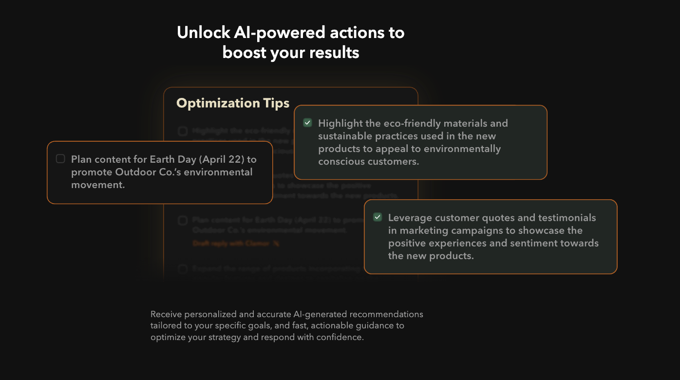 Clamor - Screenshot 4 showing product features and functionality