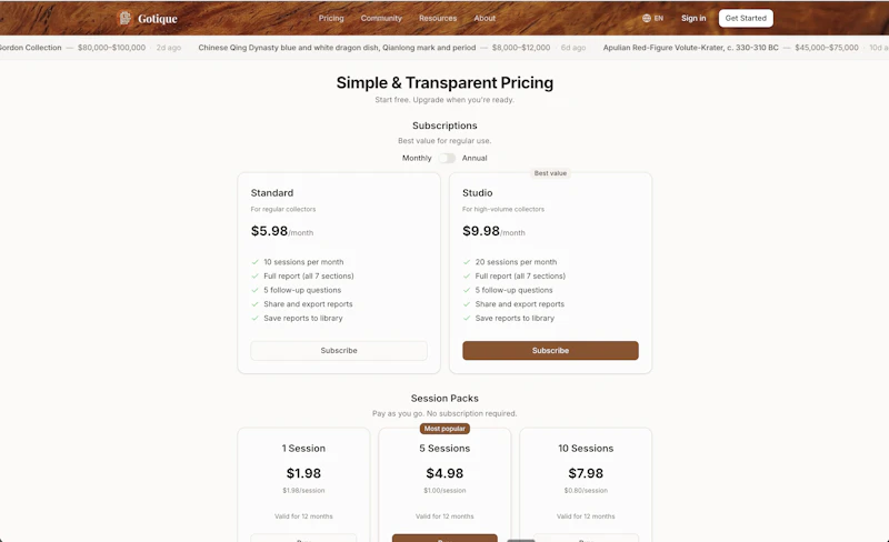 Gotique AI for Antiques screenshot 7