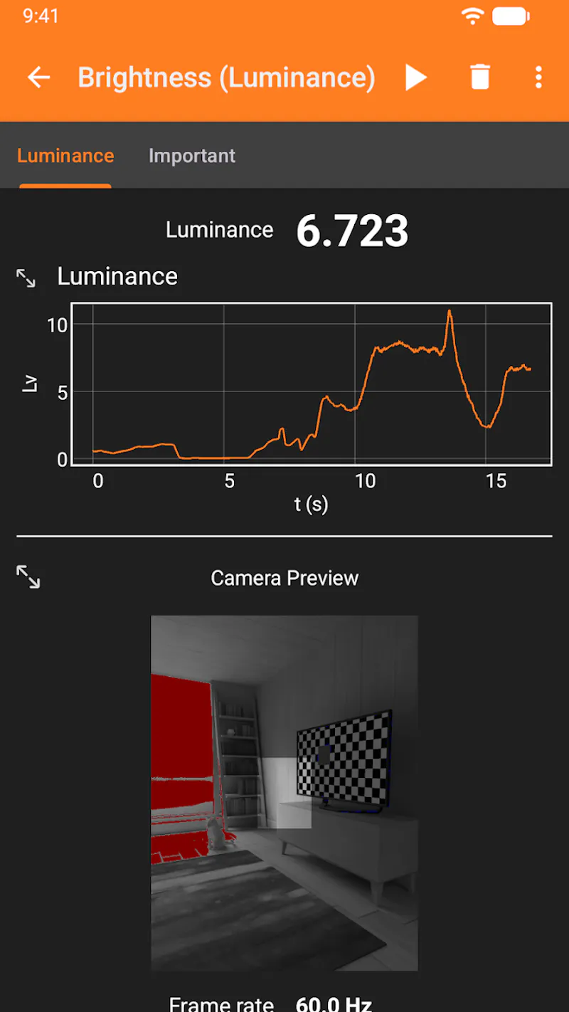 phyphox screenshot 5