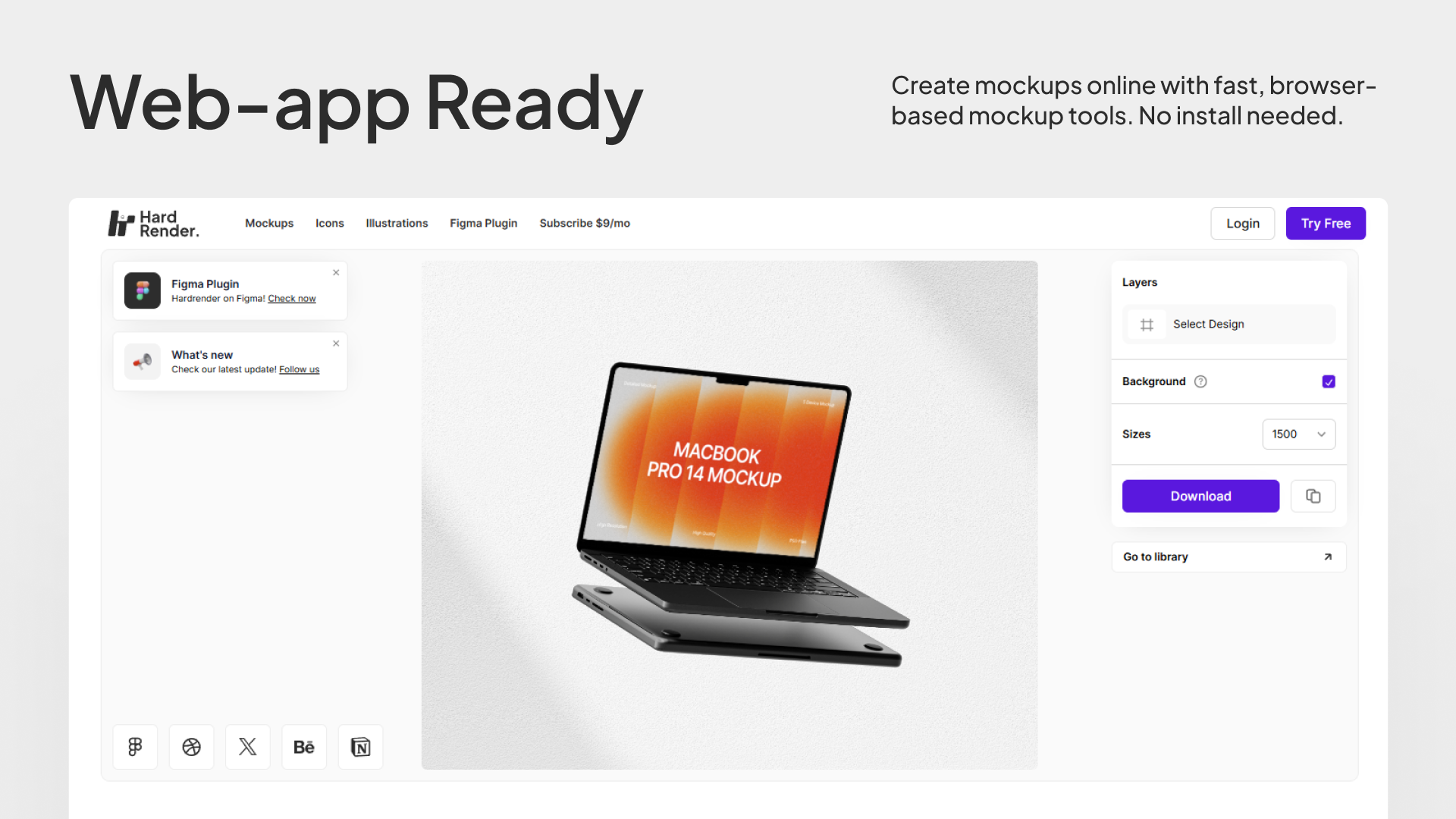 Média Dur - Mockup Tools & Library pour les créateurs, les concepteurs et les équipes 2