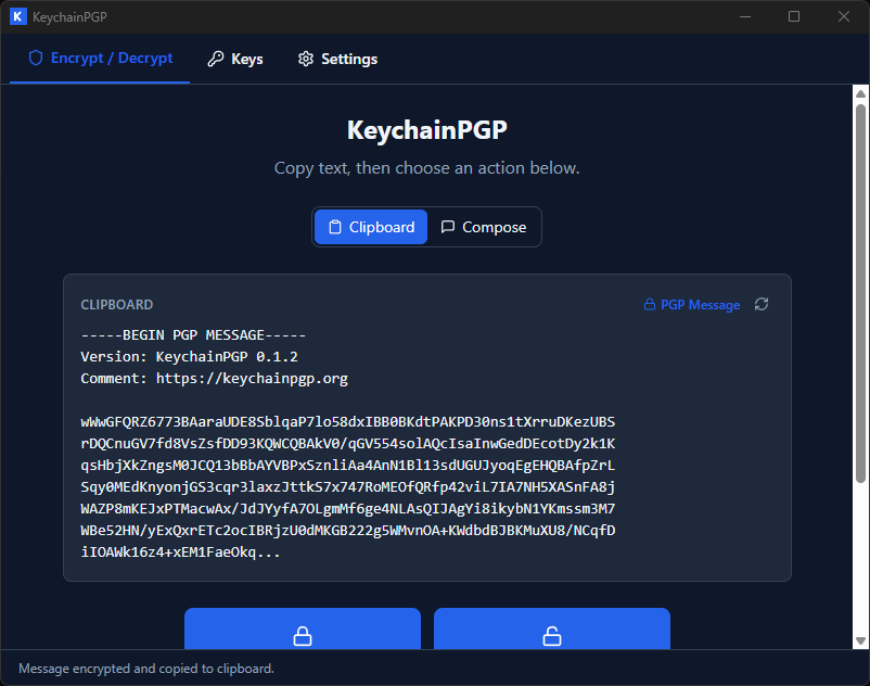 KeychainPGP gallery image