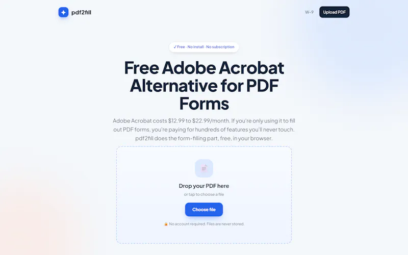 pdf2fill screenshot 2