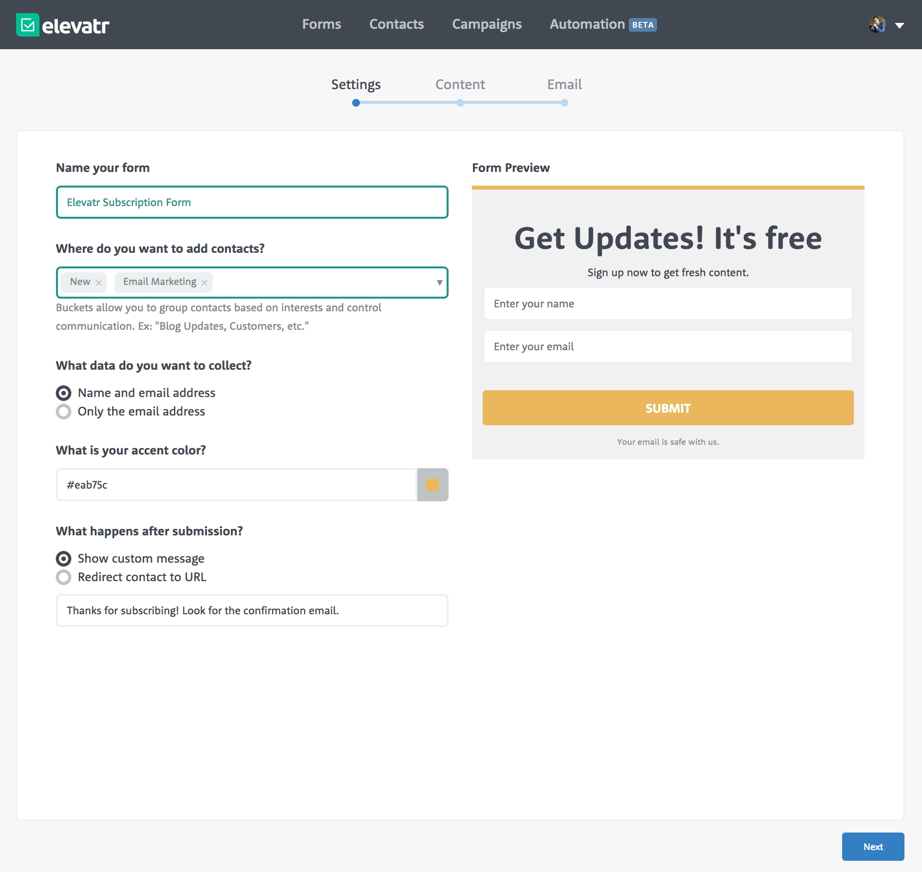 Elevatr Email Marketing Automation gallery image