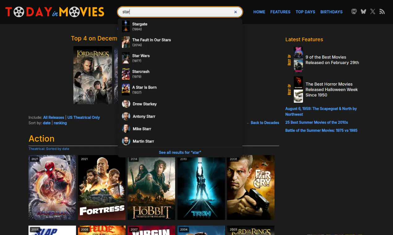 Today in Movies gallery image