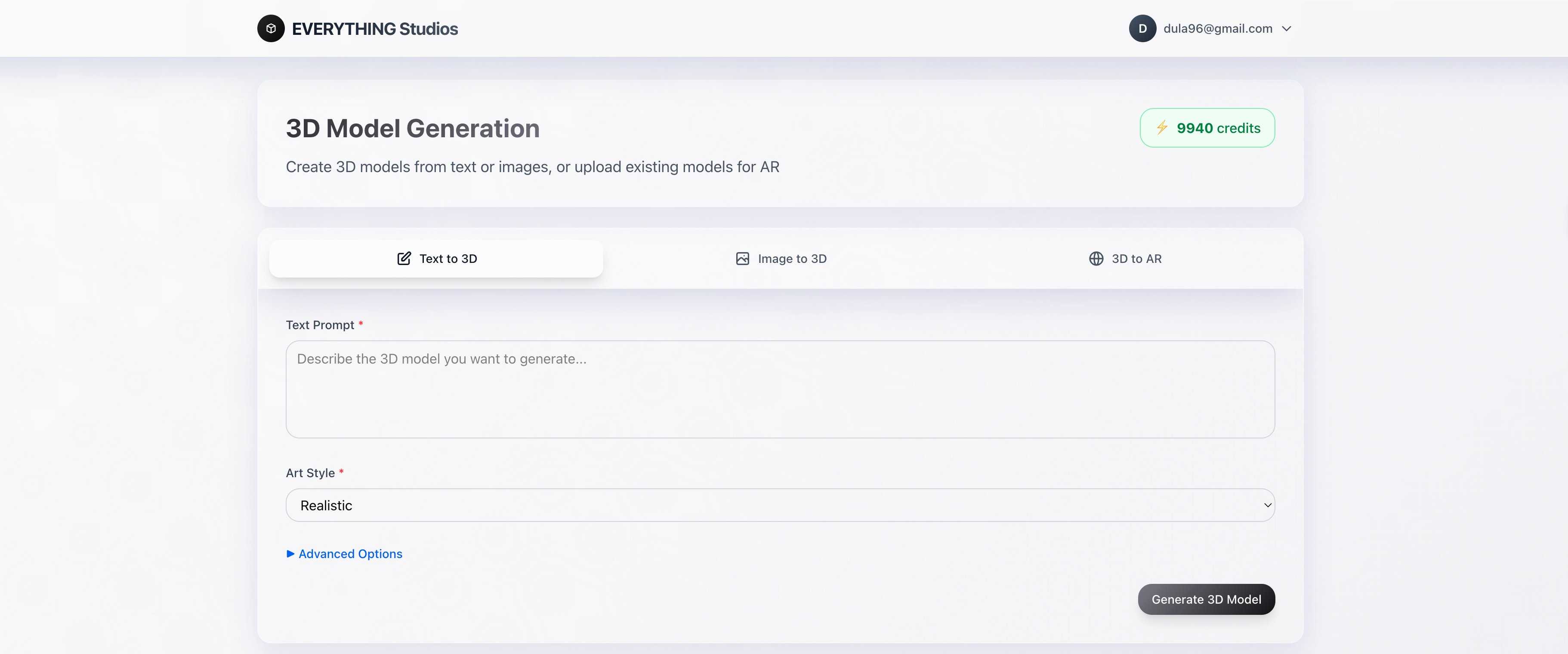EVERYTHING Studios - Screenshot 2 showing product features and functionality