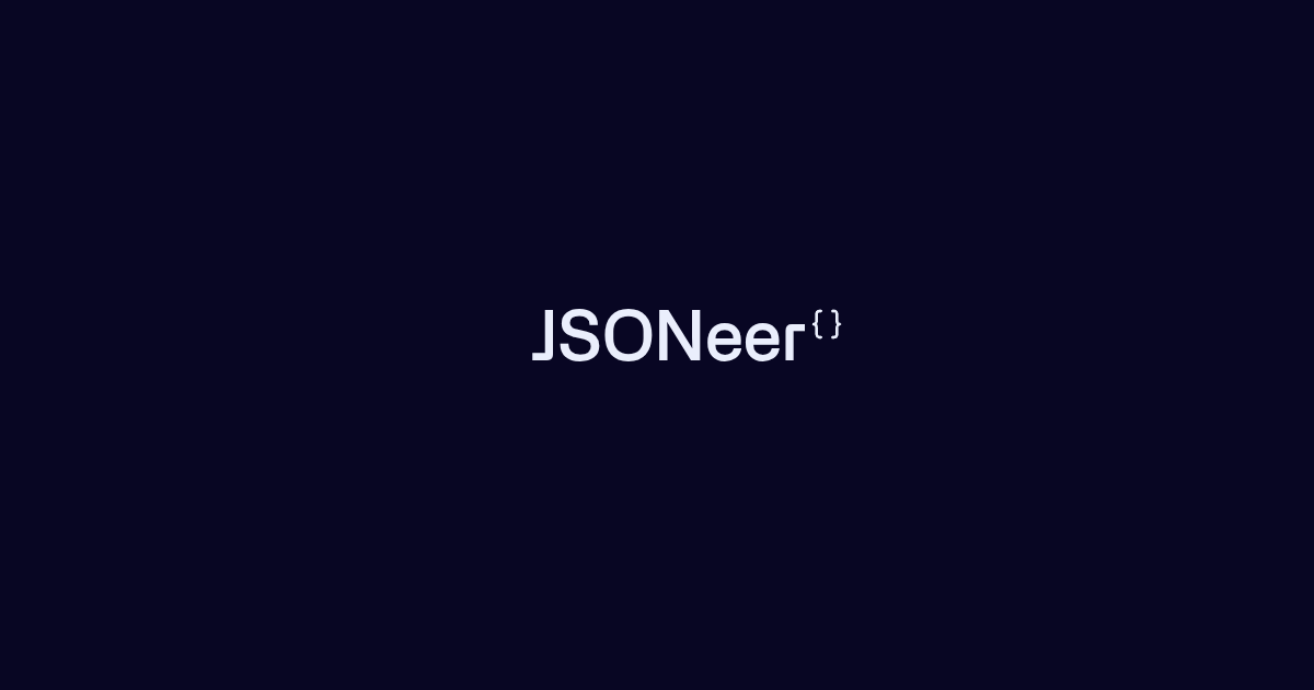 JSONeer gallery image